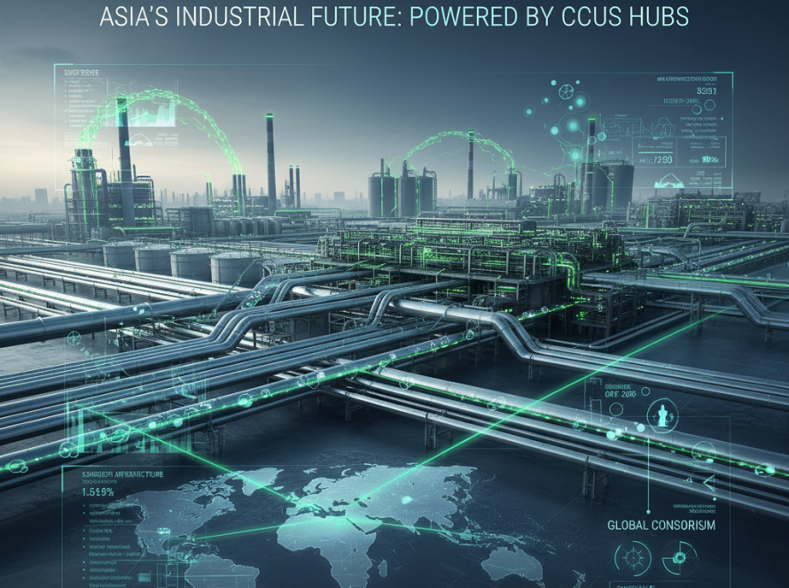Industrial pipeline network built for CCUS hubs in Asia